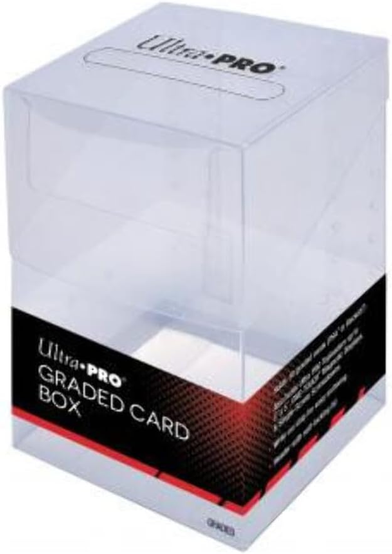 Ultra Pro - Graded Card Box for Toploaders & ONE-TOUCH, PSA Holder, Beckett Case, Archival Safe Container, Single-Screw Screwdown, and Clear Display for Collectibles