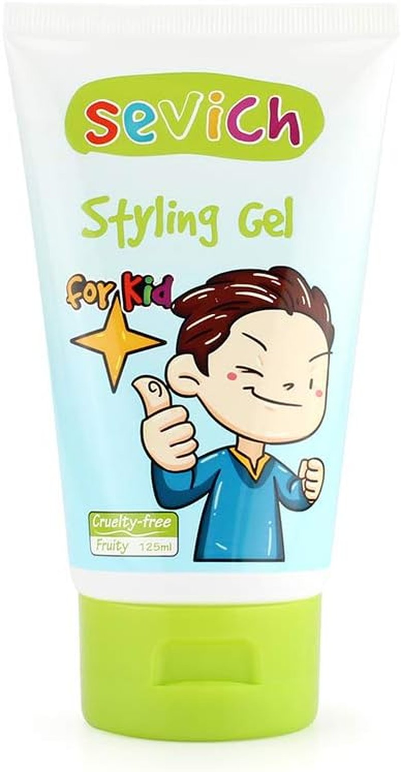 SEVICH Kids Hair Styling Pomade, Toddler Styling Clay - Gentle Gel for Sensitive Scalp, Water-Soluble & Long-Lasting Hold, Tames Unruly Hair, Plant-Based Ingredients for Boys Girls,80G