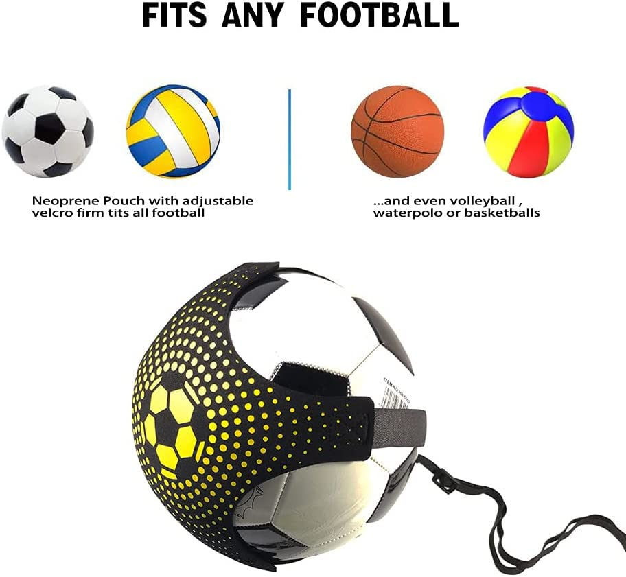 UHAPEER Football Speed Agility Training Set, Agility Ladder, 12 Sports Cones and Football Kick Trainer, Football Training Equipment Footwork Drills for Kids and Adults image number 6