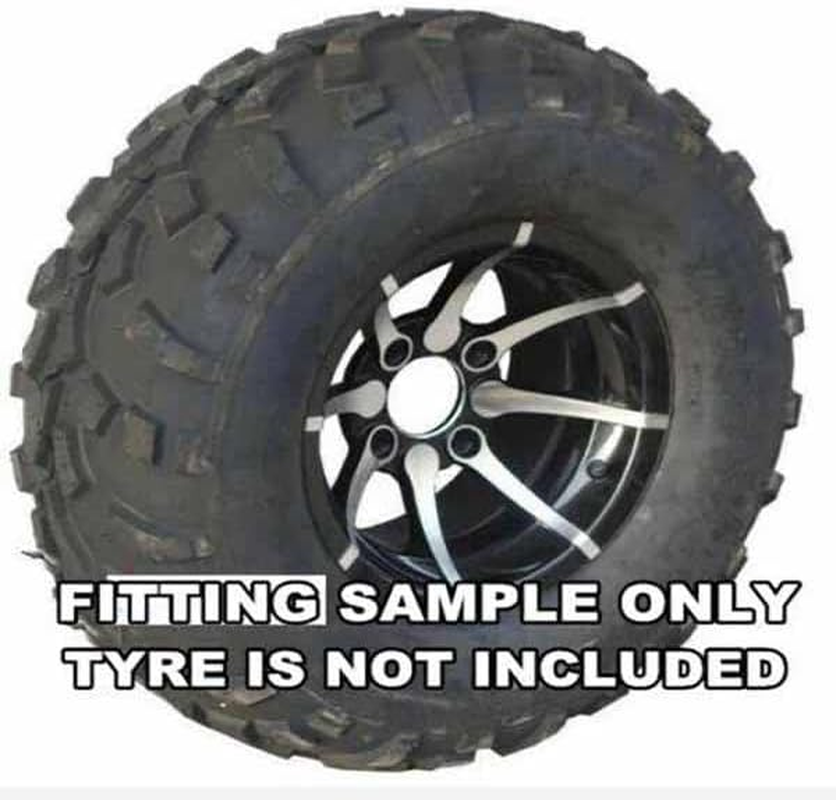 TDR 25X10-12 Inch Rear Alloy Wheel Rim Quad ATV Buggy Off-Road Durable Alloy Construction Replacement Rim Dirt Bike Parts image number 1