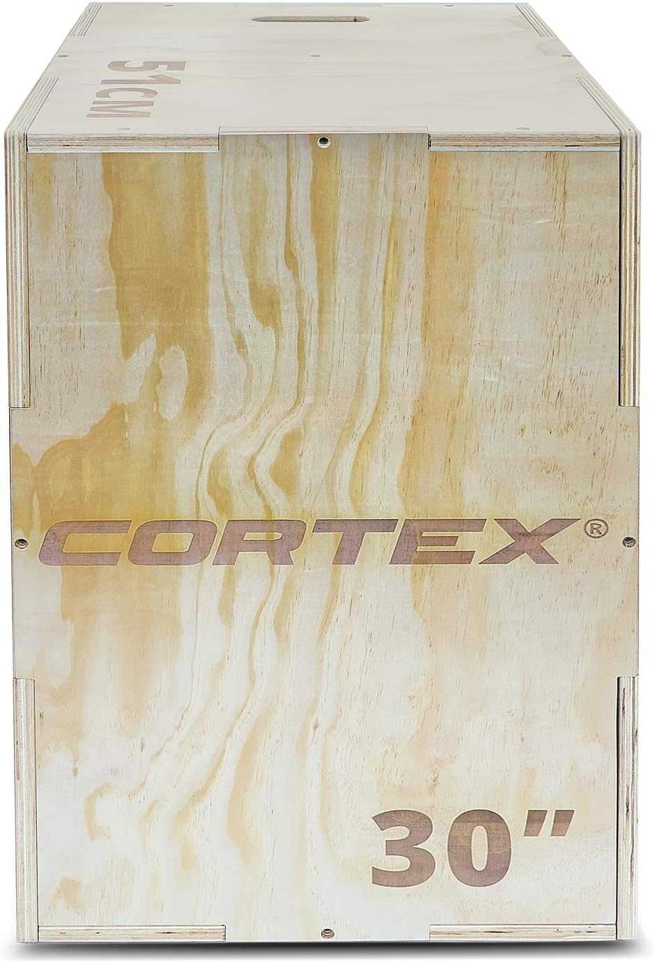 CORTEX Wooden 3-In-1 Plyo Box Plyometric Box Jump Training Functional Workout Body Weight Home Gym image number 2