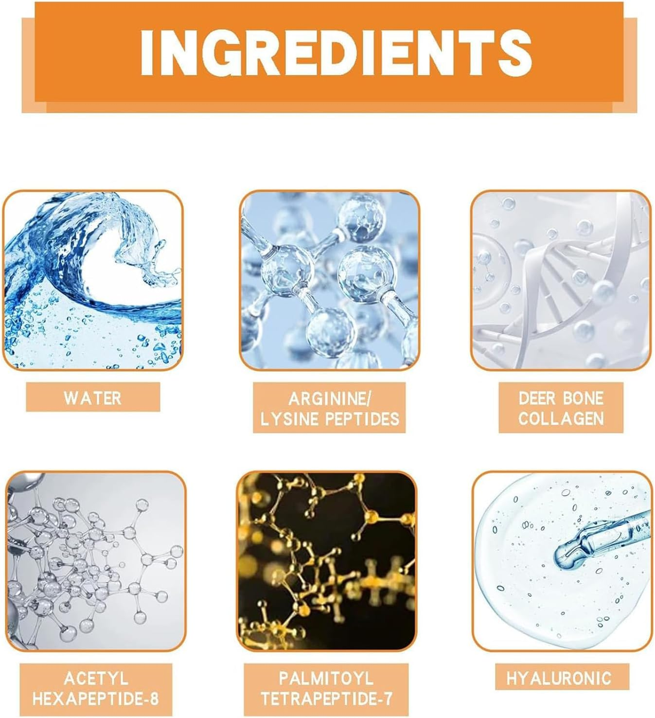 Instant Skin Essence Collagen Set,Spiral Peptide Deer Bone Collagen Essence Kit,Bone Melting Film Kit,Long-Lasting Moisturizing and Firming,For Reduce Fine Lines & Wrinkles (1Pcs) (3 PCS) - 2 Pcs image number 5