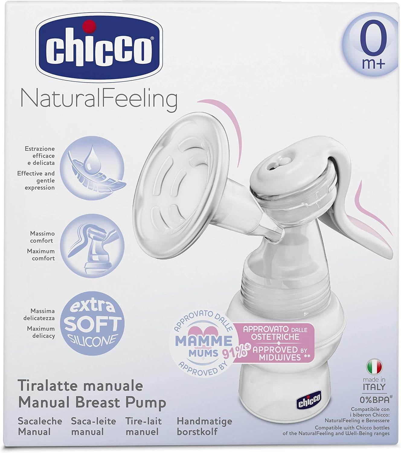 CHICCO Breast Pump Manual, Natural Feeling image number 1