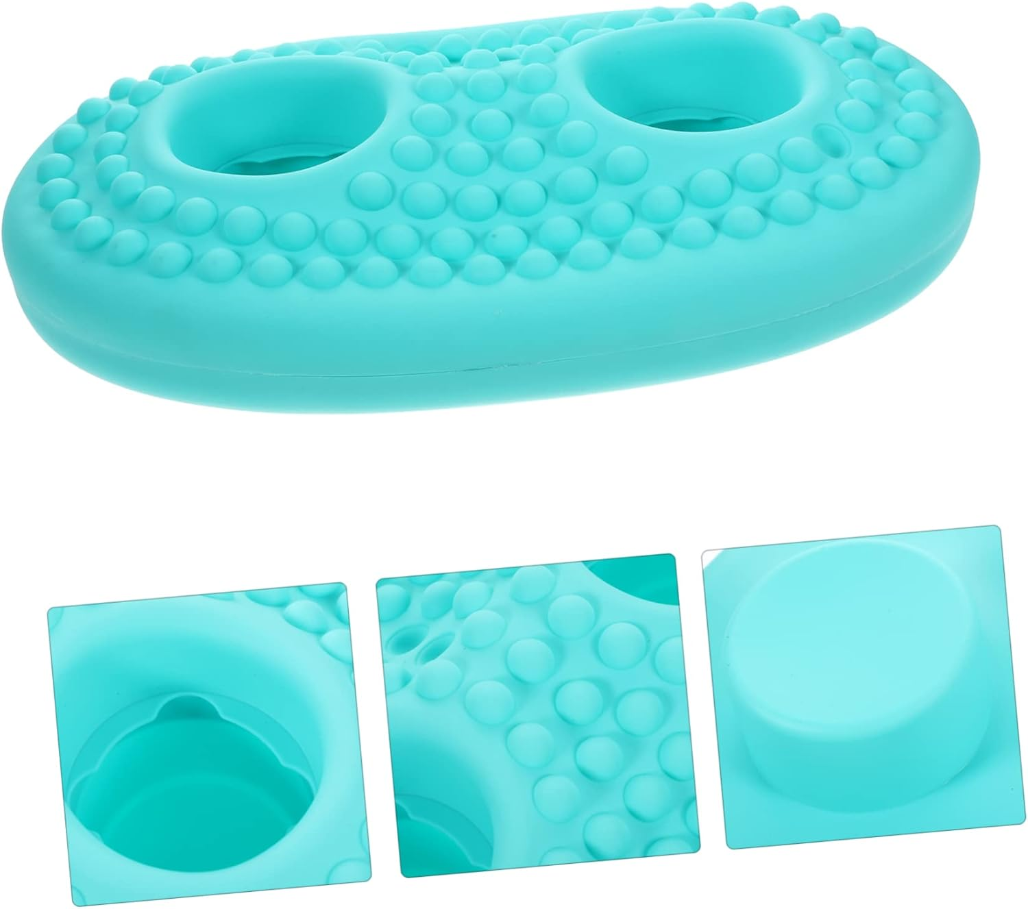 Water Floating Pads Inflatable Drink Holder for Boys and Girls Pool Drink Float Cup Holders for Swimming and Outdoor Fun - Black image number 2