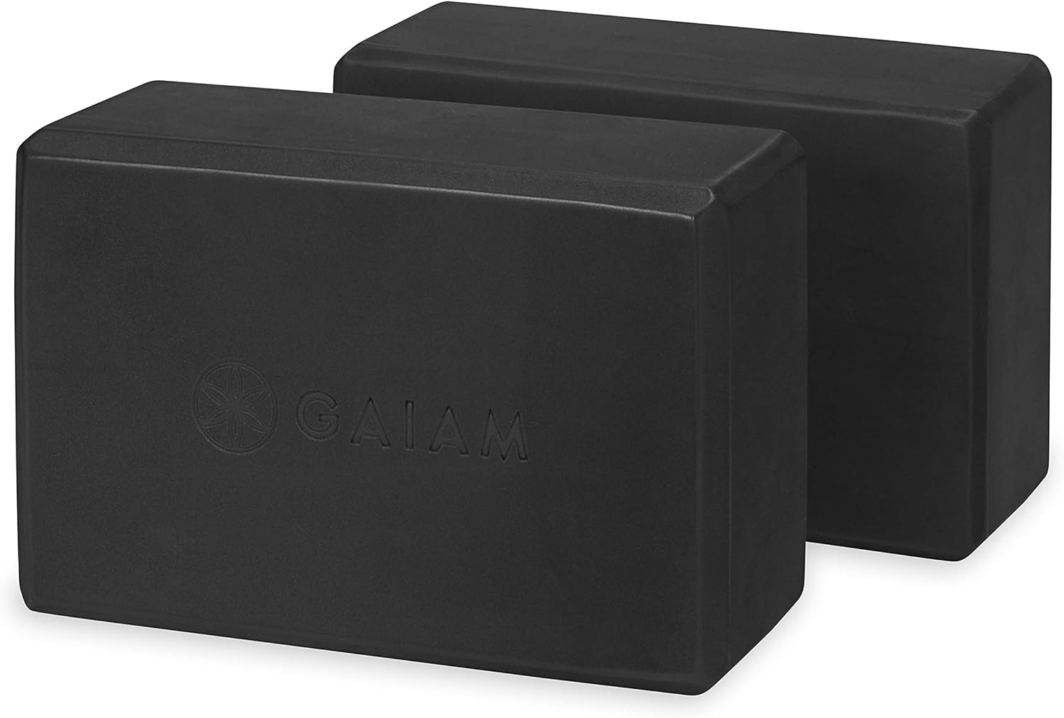 Gaiam Essentials Yoga Block (Set of 2) &ndash; Supportive, Soft Non-Slip Foam Surface for Yoga, Pilates, Meditation