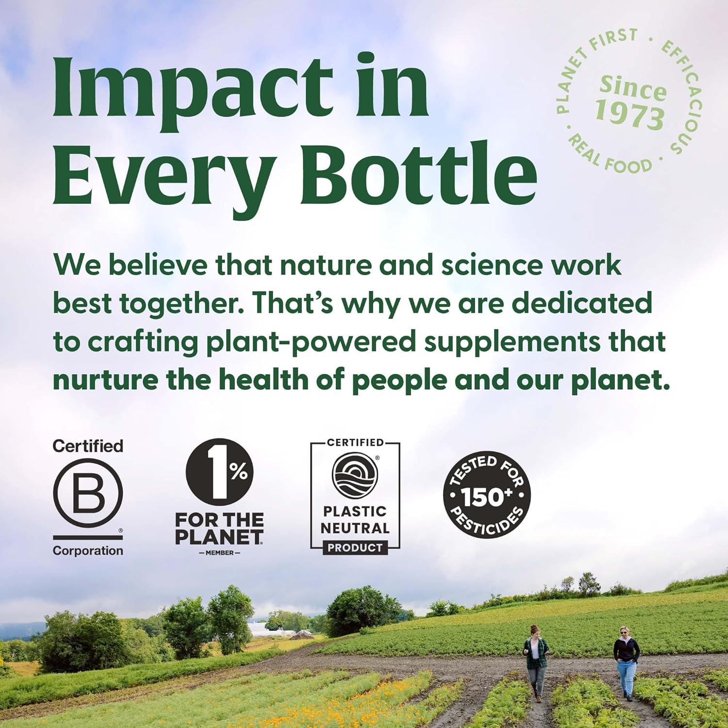 Megafood Blood Builder - Iron Supplement for Energy Support with Vitamin B12 and Folic Acid - No Nausea or Constipation - 180 Tablets image number 3