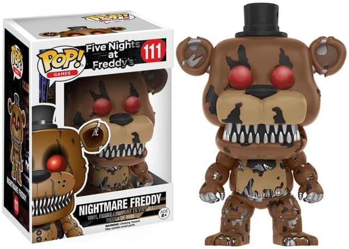 Funko Five Nights at Freddy'S Nightmare Freddy Pop! Vinyl Game Toy Figure image number 1