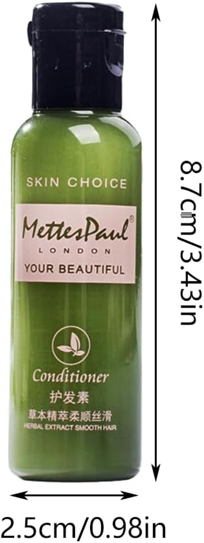 AIMALL 20Pcs 5-Star Hotel Disposable Bath Set - Shampoo, Shower Gel and Conditioner for B&B and Hotel | 2.5Cm X 8.7Cm Bottle image number 4