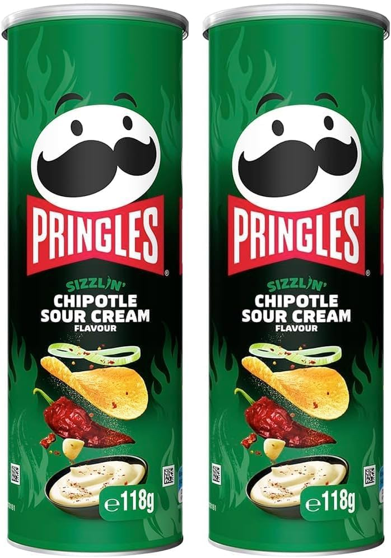 Pringles Sizzlin' Chipotle Sour Cream Potato Chips, 12 Pack (12X118G) image number 5