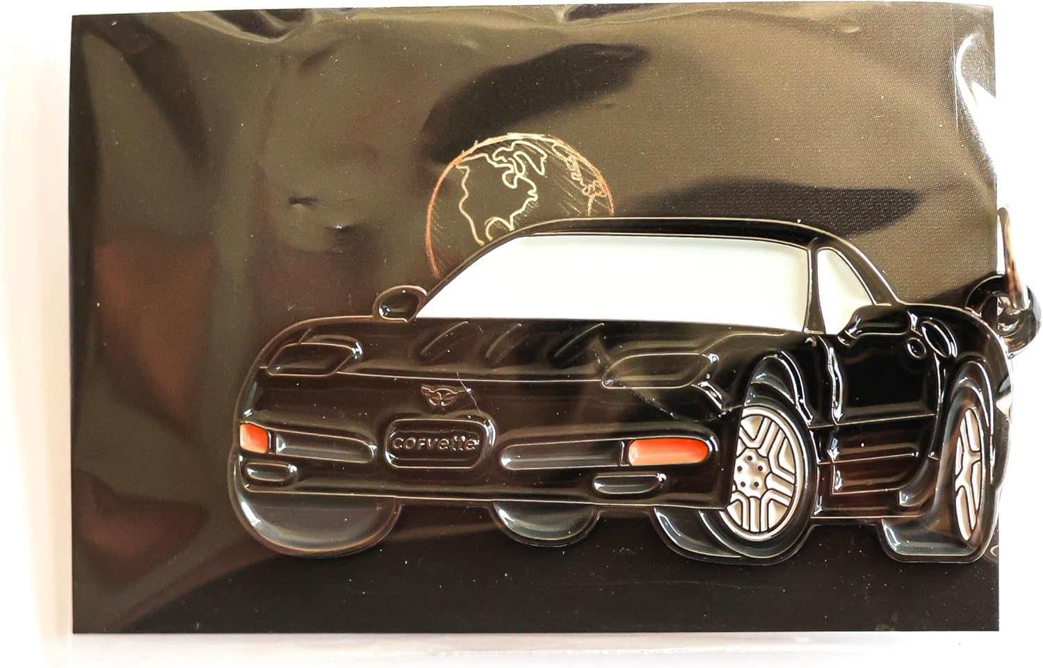 Whitaker World LLC C5 Corvette Keychain - Black image number 6