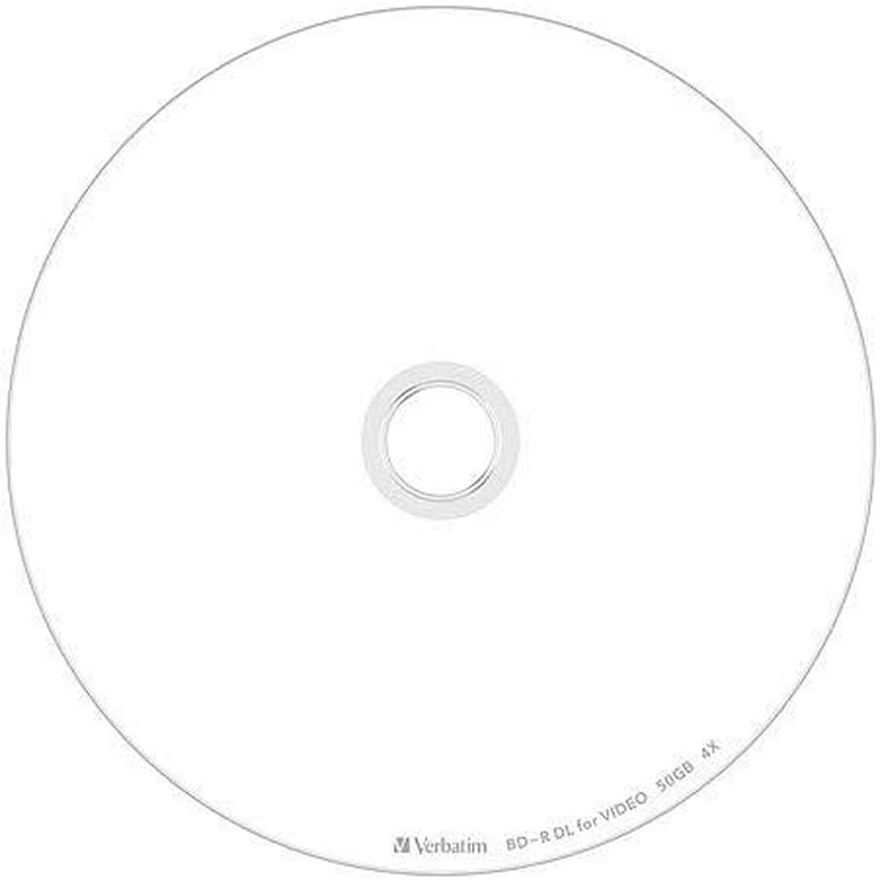 Verbatim VBR260YP20SV1 Single Recording Blu-Ray Disc BD-R DL 50GB 20 Sheets White Printer Blue Single Layer 1-4X image number 2