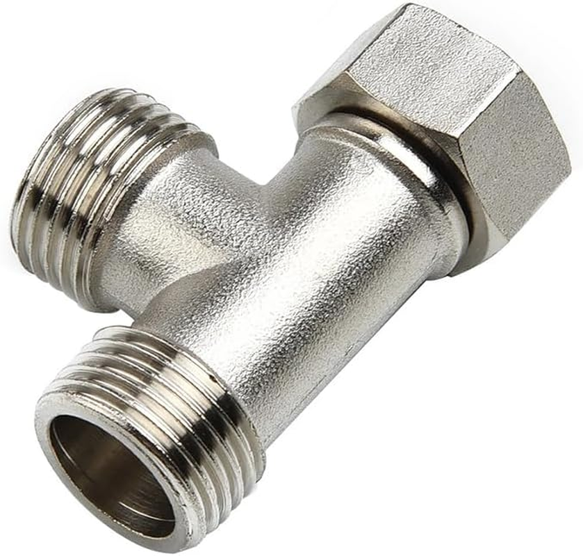 1Pc T-Adapter 3 Ways Valve for Diverter Bath Toilet Bidet Sprayer Shower Head image number 1
