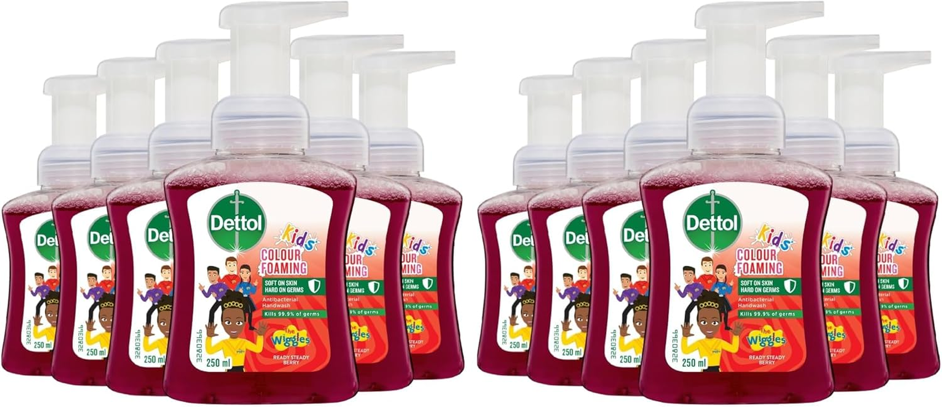 Dettol Kids Colour Foaming Hand Wash Berry 250Ml X 6 (Pack of 2) image number 6