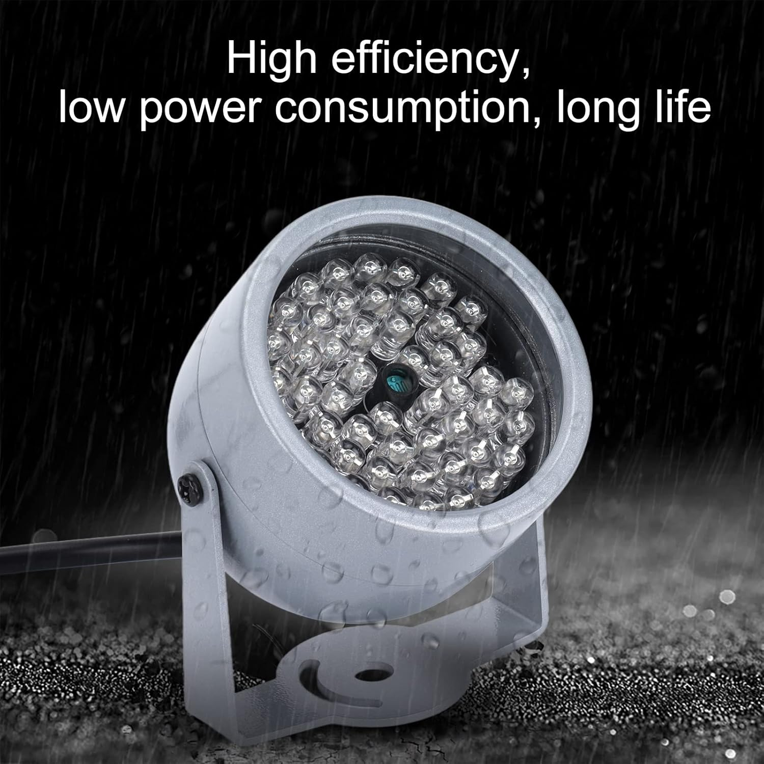 Cryfokt 48 LED IR Lights, Camera IR Illuminators Lights Waterproof Infrared Night Vision Light for Electronic Police Snapshot System, Traffic Junctions for Indoor or Outdoor image number 3