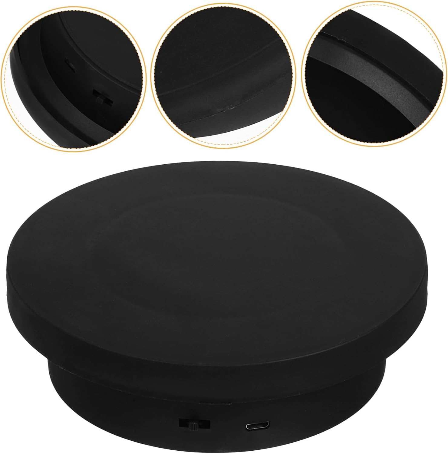 SOLUSTRE Motorized Rotating Turntable Display Stand Display Stands for Shopping Malls Studios - White image number 7