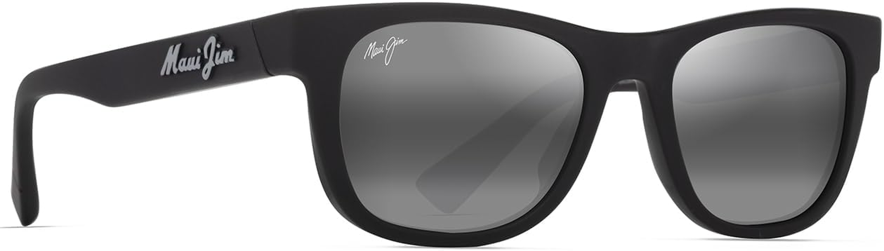 Maui Jim Unisex Kaulike Polarised Sunglasses, Matte - Matte Transparent Grey image number 4