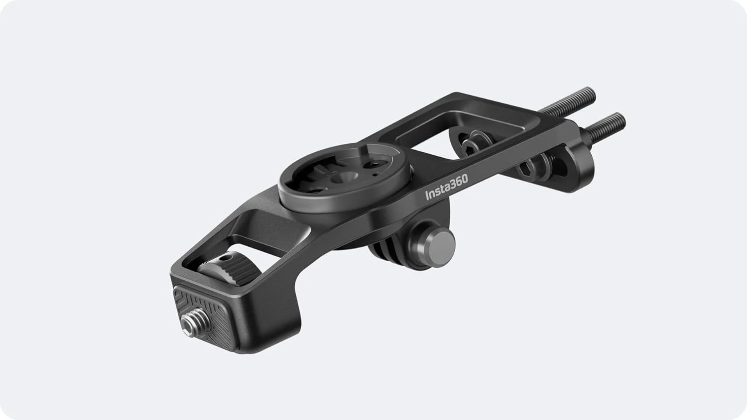 Insta360 Bike Computer Mount (Integrated Handlebars) - Compatible with Insta360 Cameras, Bike Lights, & Computers (Garmin, Wahoo, Bryton, Giant)