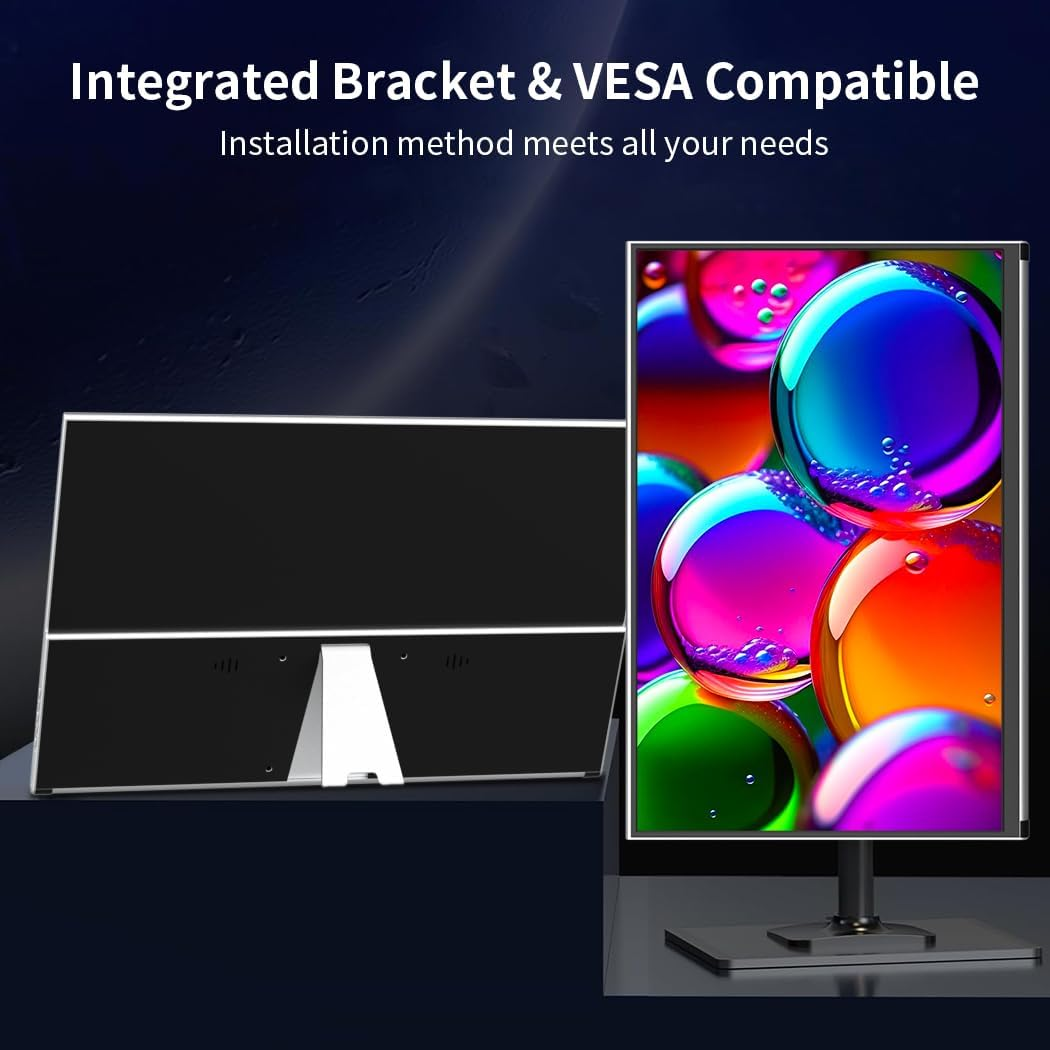 OLED Portable Monitor 4K，UHD Portable Laptop Display 16 Portable Gaming Monitor 100% DCI-P3 OLED Monitor with HDMI/USB-C External Screen for Laptop Phone/Switch/Xbox image number 1