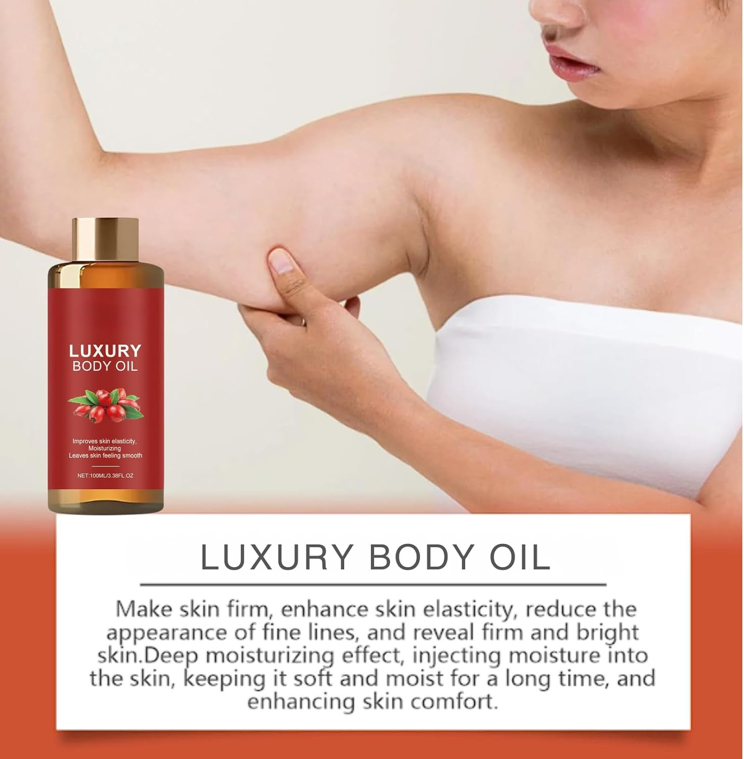 Magic Firming Body Care, Luxury Glow Remedy Essence for Women Arms Chest Thighs & Tummy, Collagen Support Skin Tightening Serum, Hydrating & Moisturizing Magic Care after Shower (1Pcs) - 1Pcs image number 4