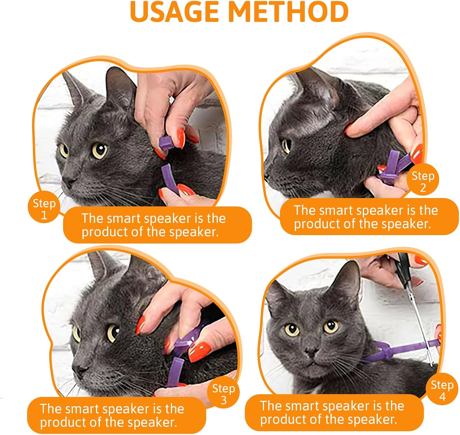 Pack of 6 Soothing Collars for Cats, Long-Lasting Calming Collars for Cats, Pheromones, Cats, Calming Collars, Anti-Stress and Relaxant, Adjustable (Set D) image number 4