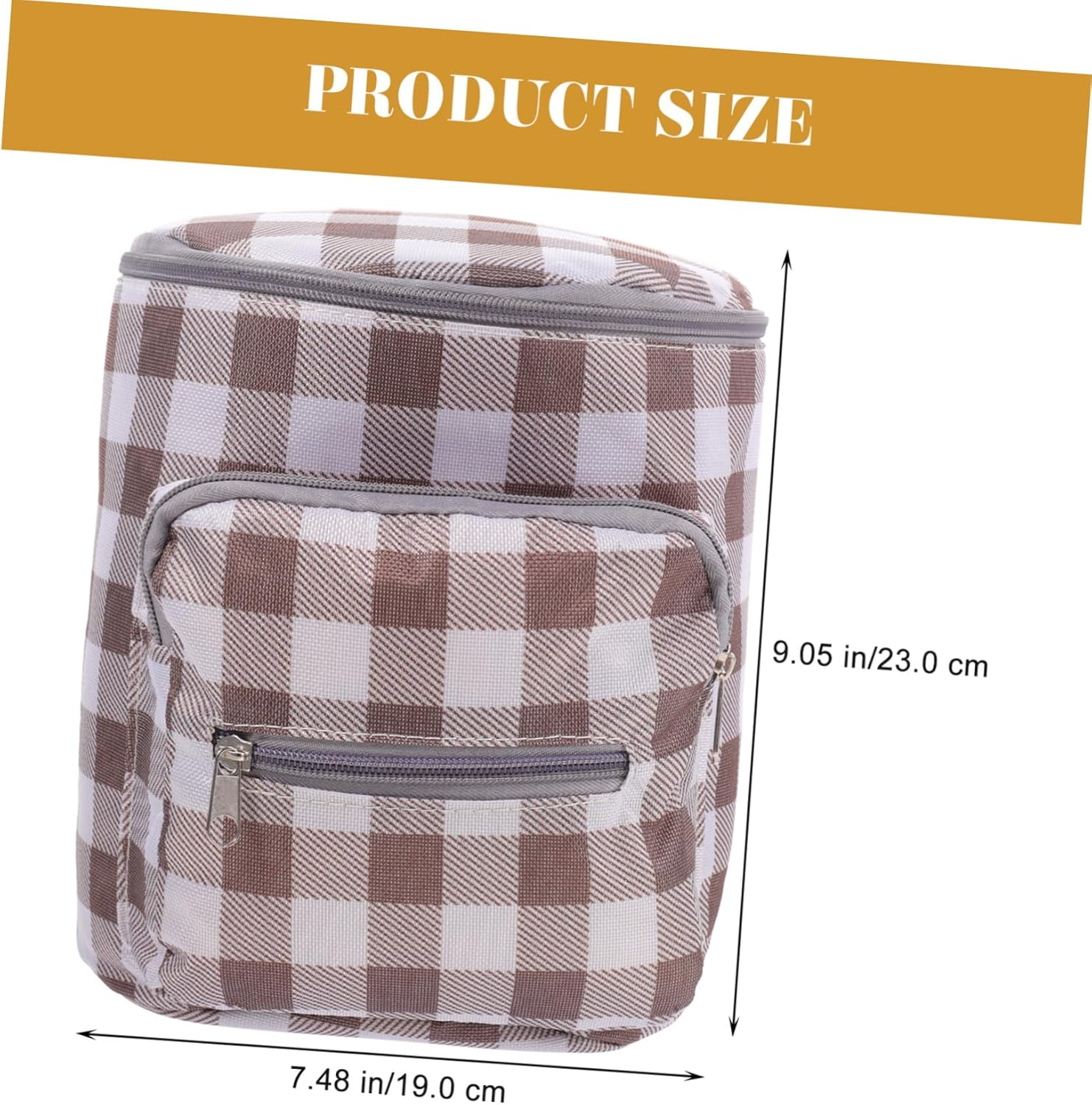 2Pcs Portable Nursery Bag for Newborns Diaper Bag Bottles Storage Mom Women for Travel and Daily Use