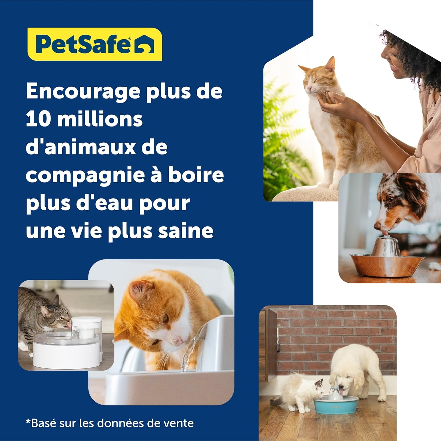 Petsafe Foam Filters for Cat and Dog Fountains, 2-Pack, Replacement Filters for Viva Pet Water Fountains for Cats and Dogs - PAC10-17961 image number 2