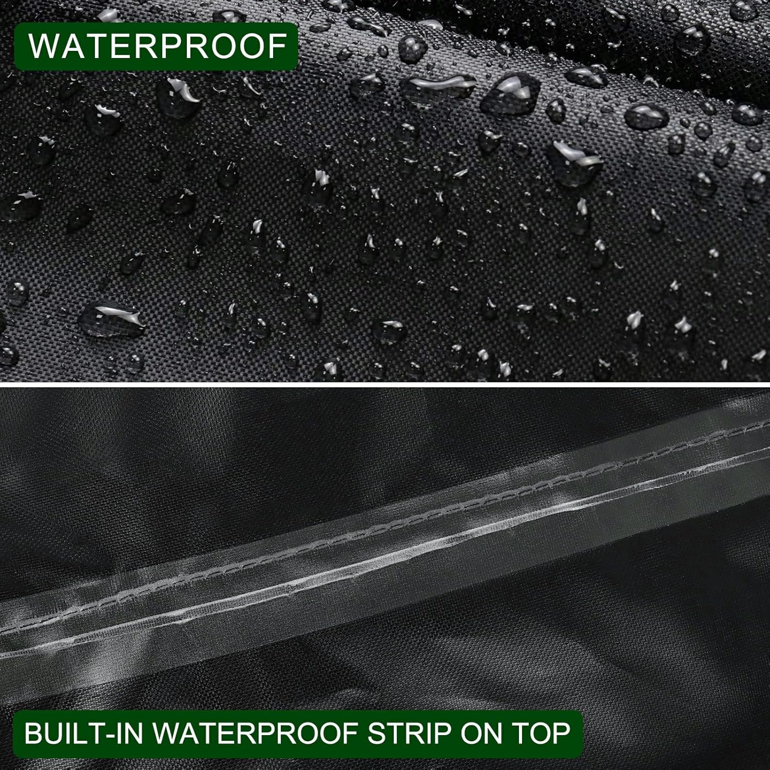 Cover for Ninja OO101 Woodfire Outdoor Oven, 23'' X 18'' X 15.5'(Only Cover), Adjustable Drawstrings, Waterproof and Dustproof - Black image number 1