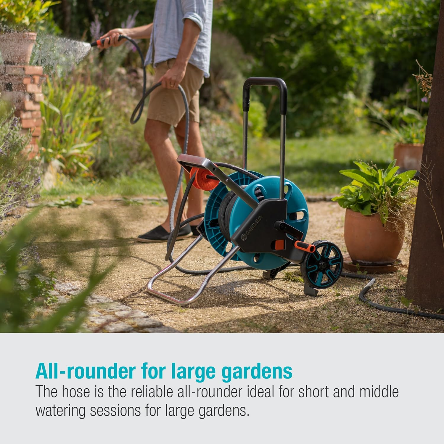 Gardena Textile Hose Liano Life 13 Mm (&frac12;) 30M Set with Nozzle image number 5