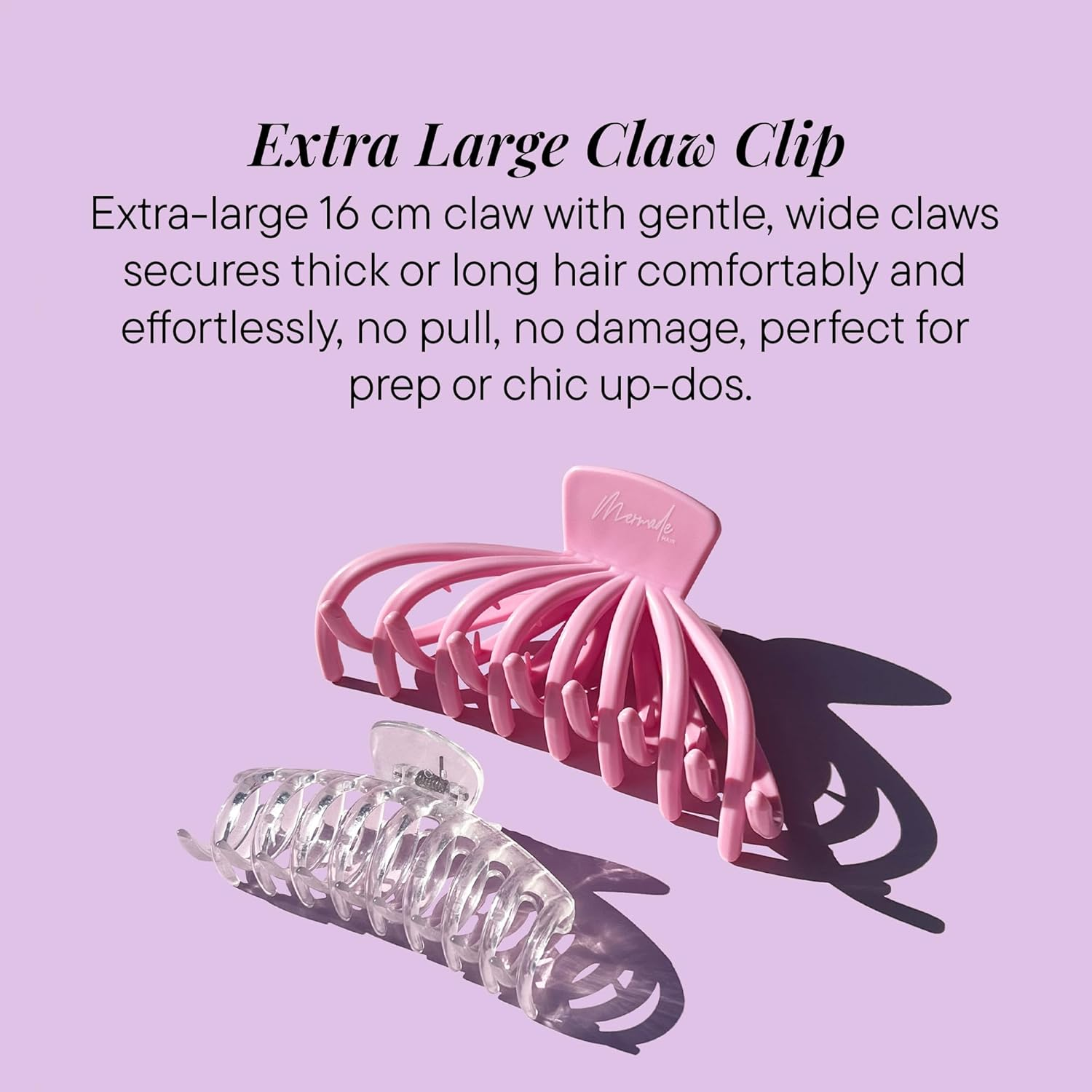 Mermade Hair Octopus Clip, Pink image number 3