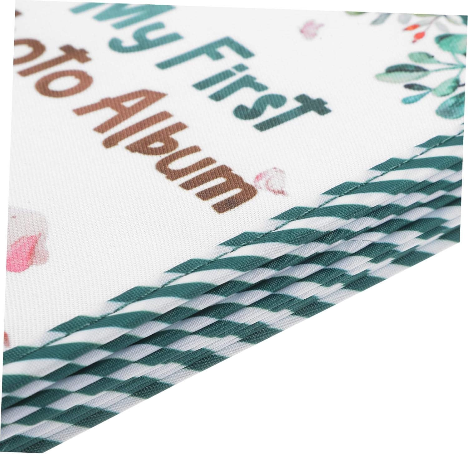 Toyvian Soft Cloth Photo Album Adorable Cartoon Elk Design Multipage Scrapbook for Newborns Safe Durable Keepsake for Showers for First image number 1