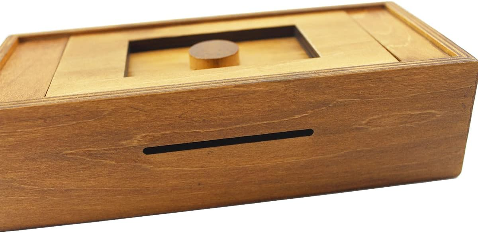 Wooden Puzzle Boxes with Hidden Compartments, Intelligent Thinking Sports Tasks for Children, Teenagers, Adults, Money Card Holder, Difficult Games, Wooden Puzzle Case for Secret Surprise Gifts