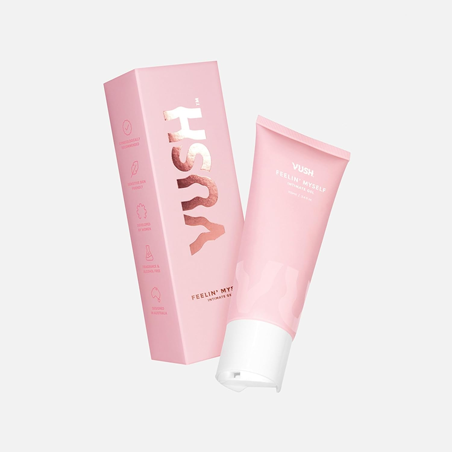 VUSH Intimate Gel - Water-Based Intimate Gel for Toys, Bodies, and Accessories image number 1