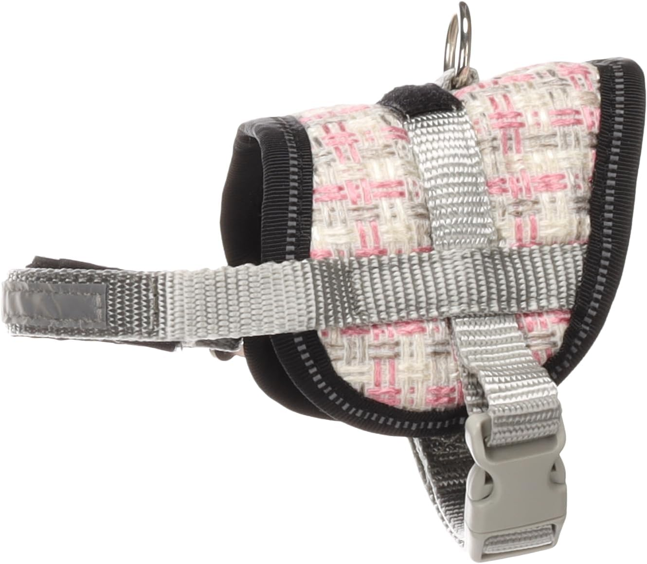 Flamingo Eeny Meeny Dog Harness Grey & Pink XS 14-22 Cm 26-35 Cm 7.5 Cm 15 Mm image number 2