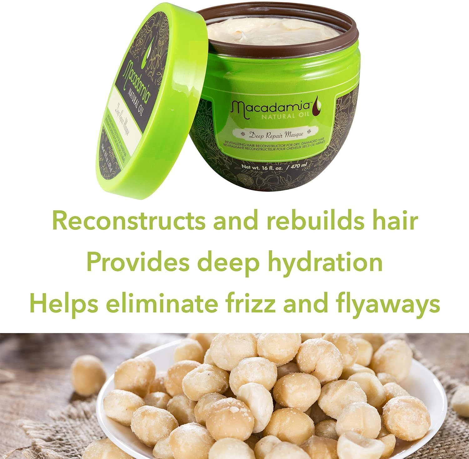 Macadamia Oil Deep Repair Masque Masque image number 6