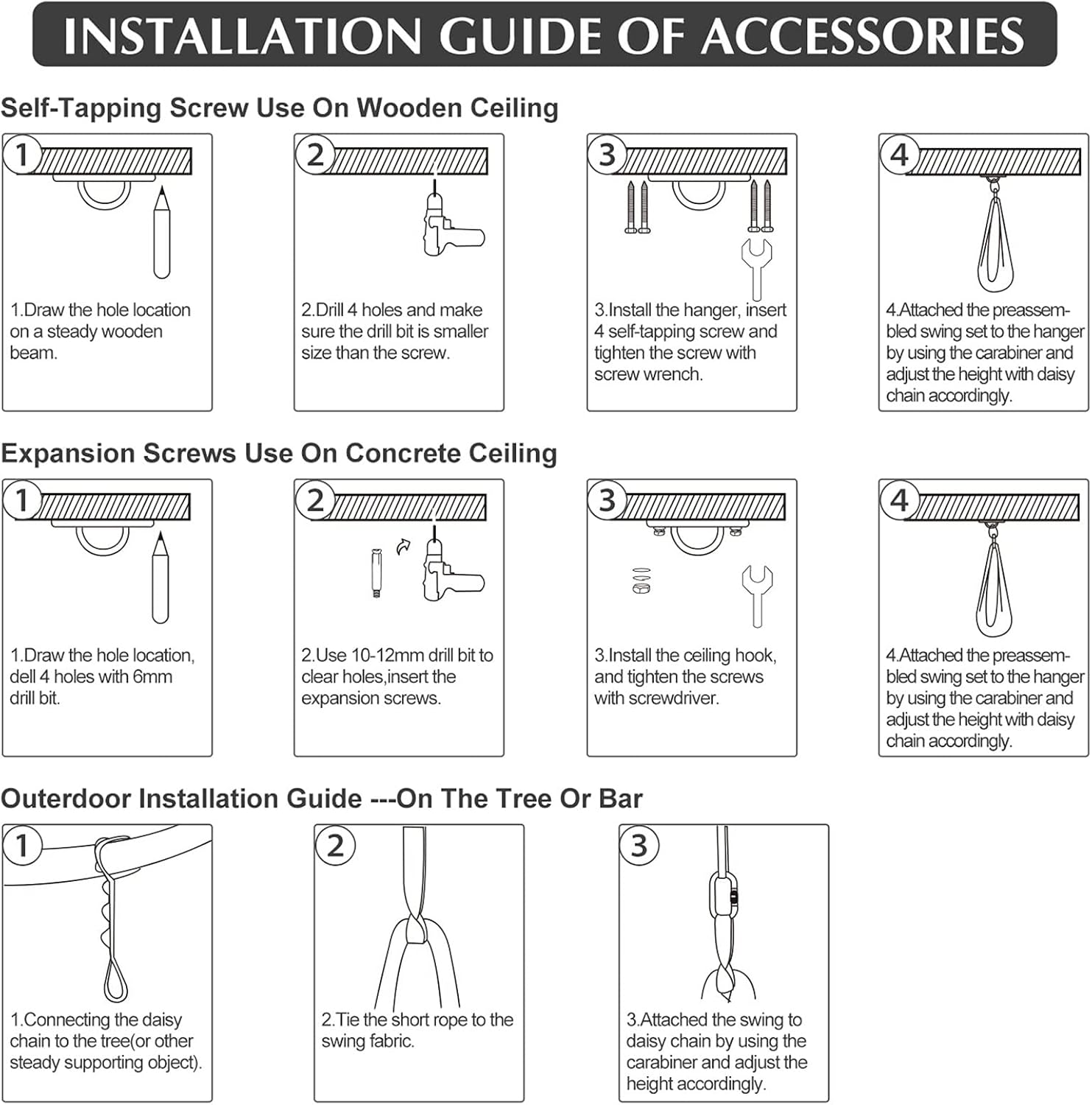 Indoor Sensory Therapy Compression Swing for Children and Adults, Hardware Included, Cotton Therapy Swing and Hammock Chair for Sensory Integration, Sensory Toys for Autism Kids(Blue) image number 2