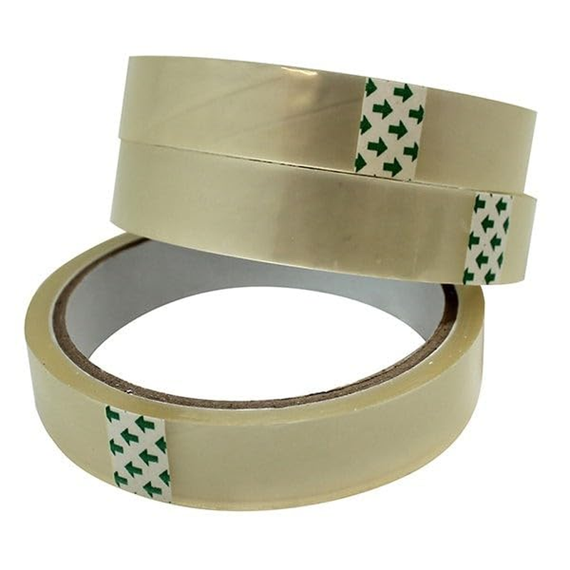 Stationery Tape, 18 Mm X 40 M Size (Pack of 3)