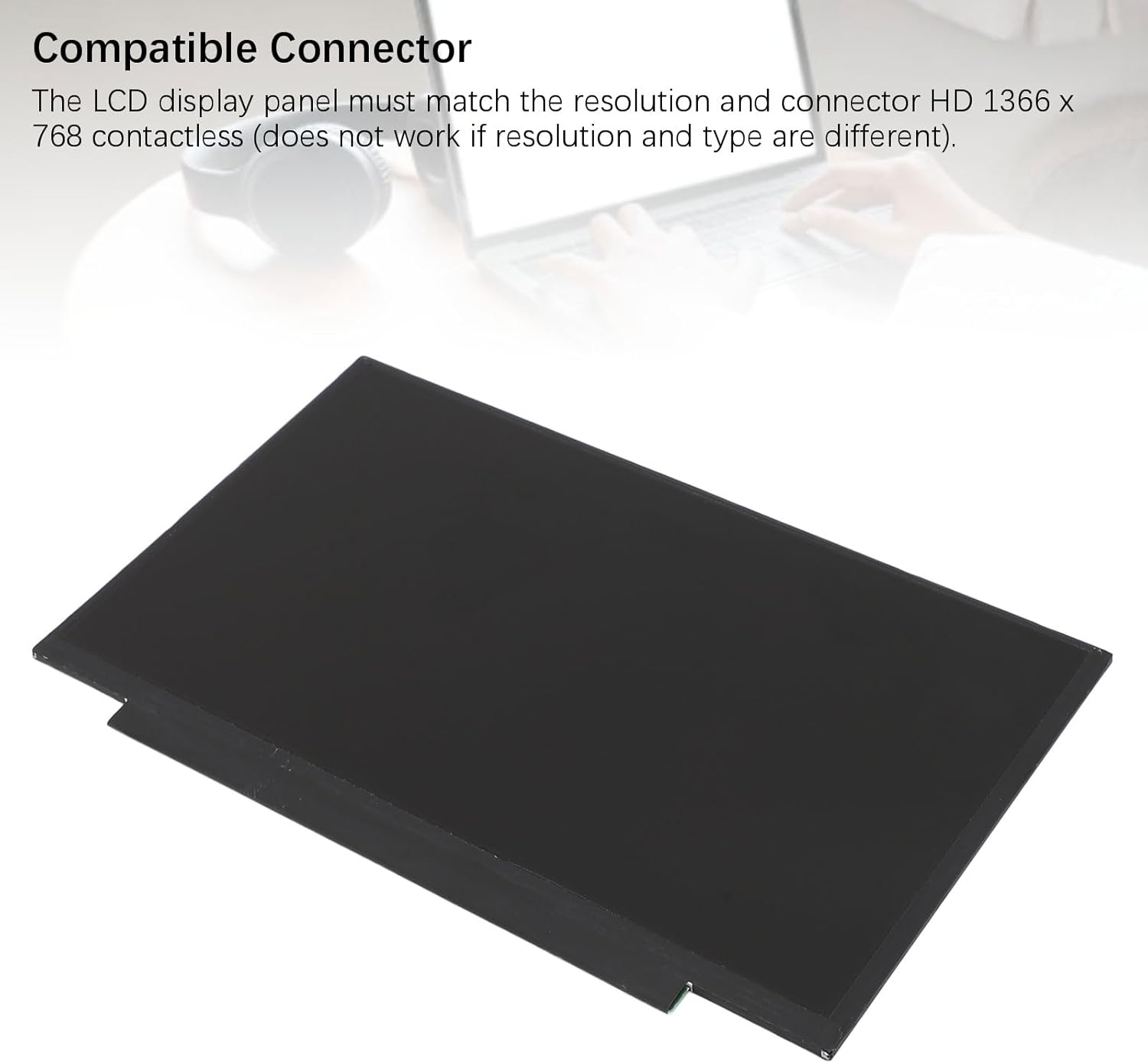 11.6 Inch LCD Display Screen Replacement 1366 X 768 HD Vivid Color, Energy Saving, for Multimedia Applications and Long Term Use image number 2