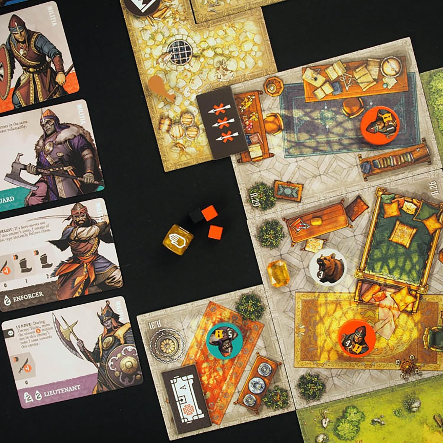 Mighty Boards: Fateforge Chronicles of Kaan - Strategy Board Game, App Story-Driven Co-Op Action Adventure, Fast-Paced Combat, Age 14+, 1-4 Players image number 2
