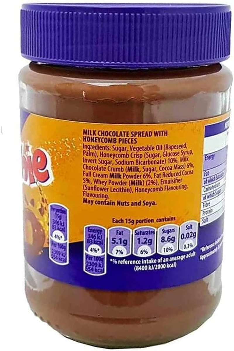 Cadbury Dairy Milk Crunchie Chocolate Spread 400 G image number 4