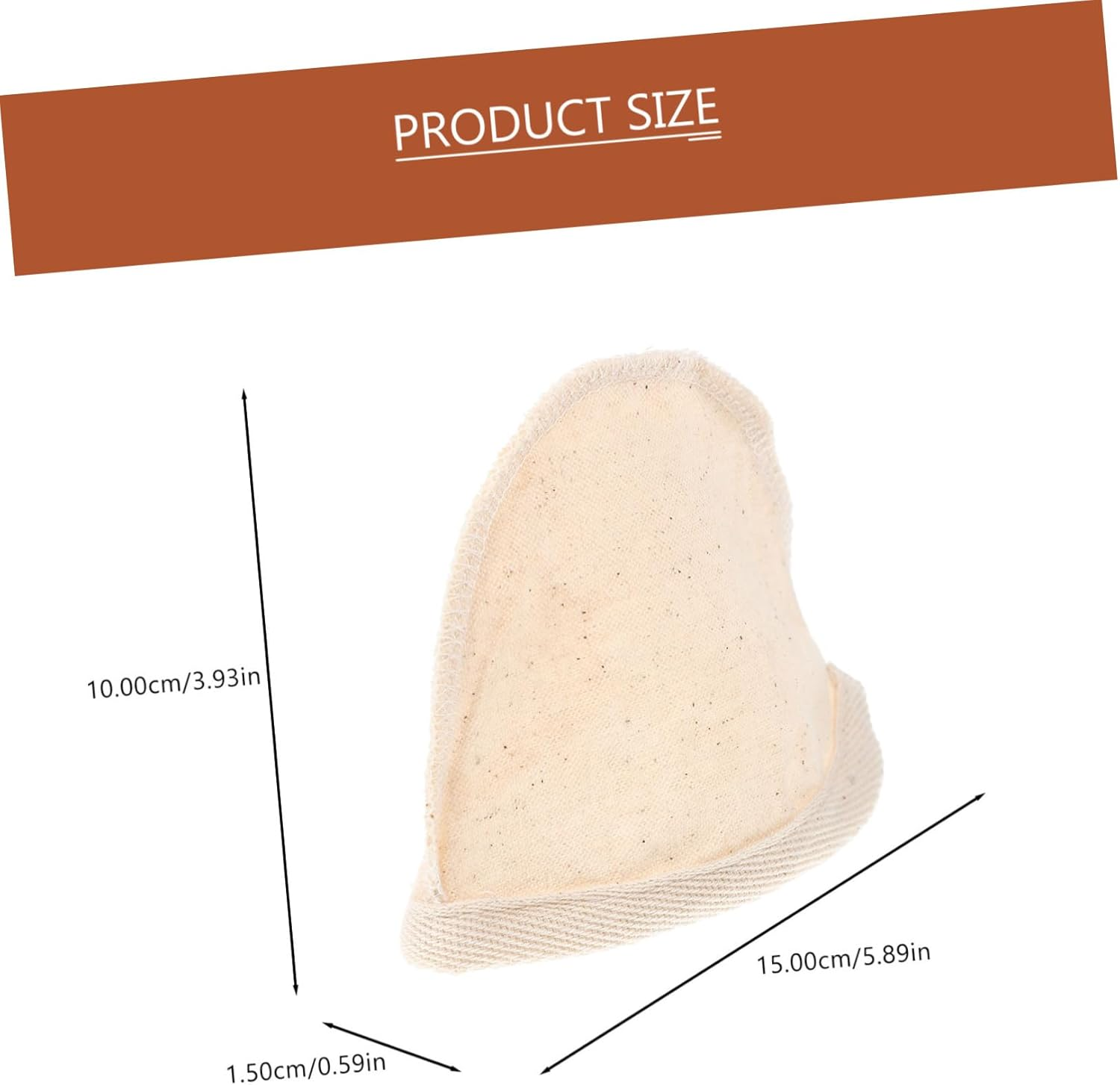 INOOMP Reusable Coffee Filter Bag Wood Handle, Large Size Portable Coffee Brewing Tool and Milk Tea Straining Bag, 2Pcs Multipurpose Mesh Filter for Home Brewing image number 1