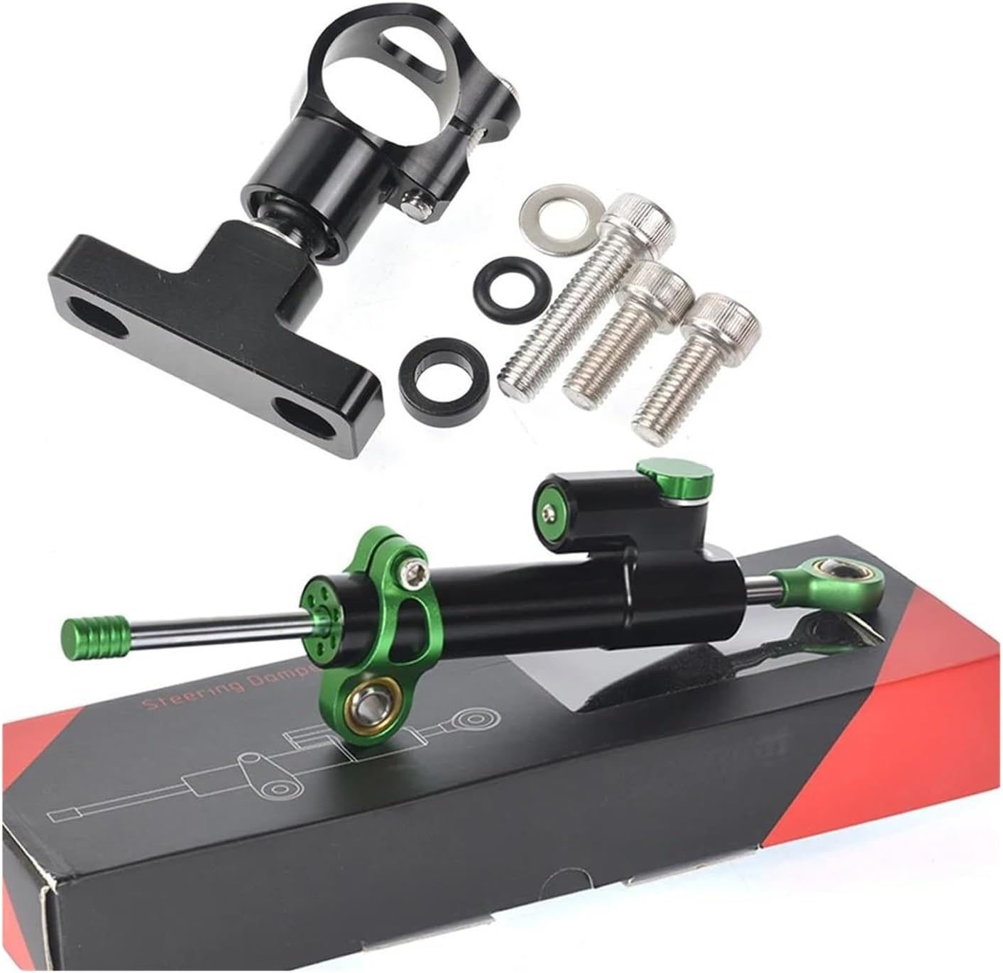 Fit for CFMOTO 800NK 2023 2024 Motorcycle Accessories Directional Damper Shock Absorber Stabilizer Steering Dampers Bracket(B12) - A1 image number 7