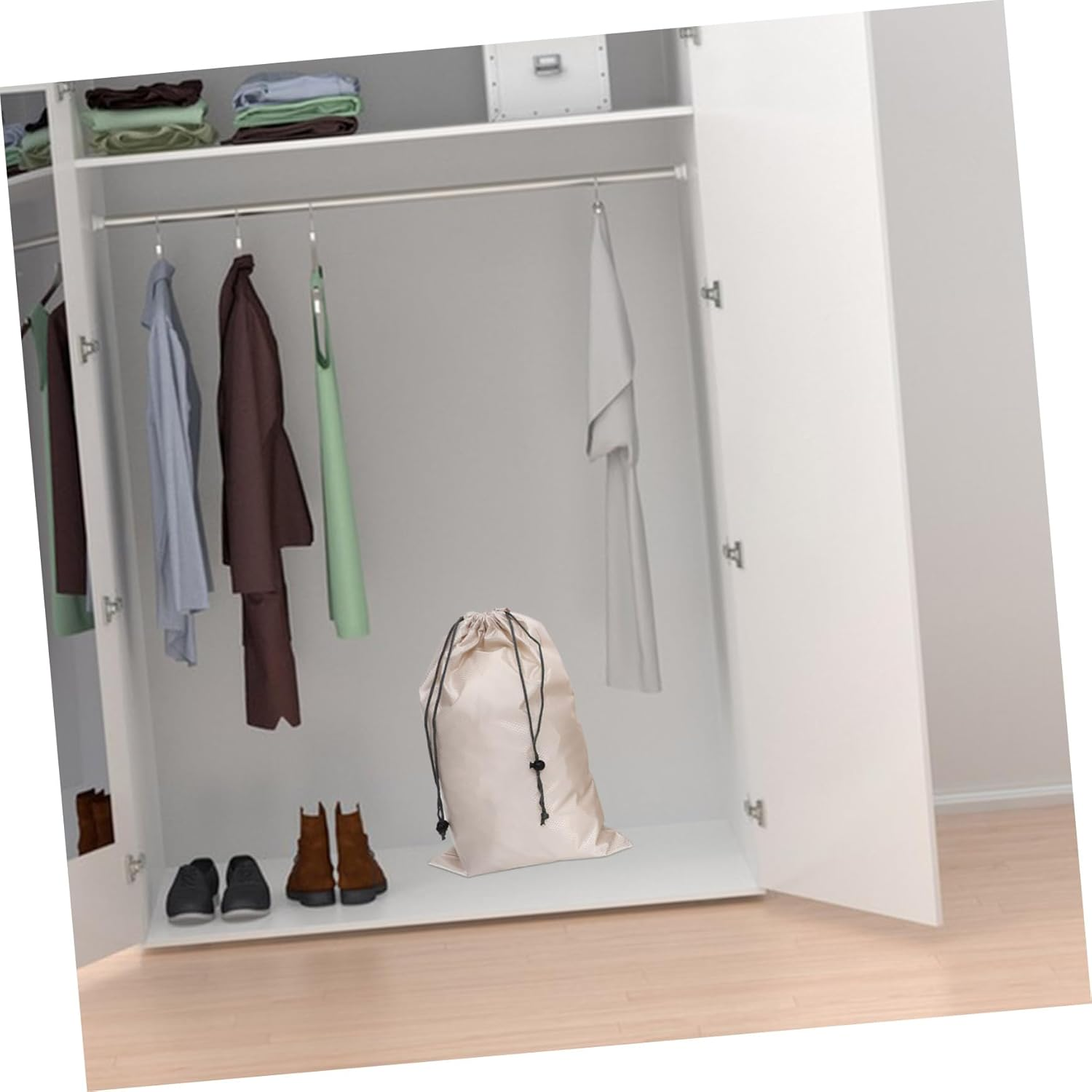 POPETPOP 6Pcs Compression Packing Cubes Travel Organizers Set Polyester Luggage Storage Bags for Suitcases Expandable Travel Packing Cubes for Clothes Toiletries image number 5