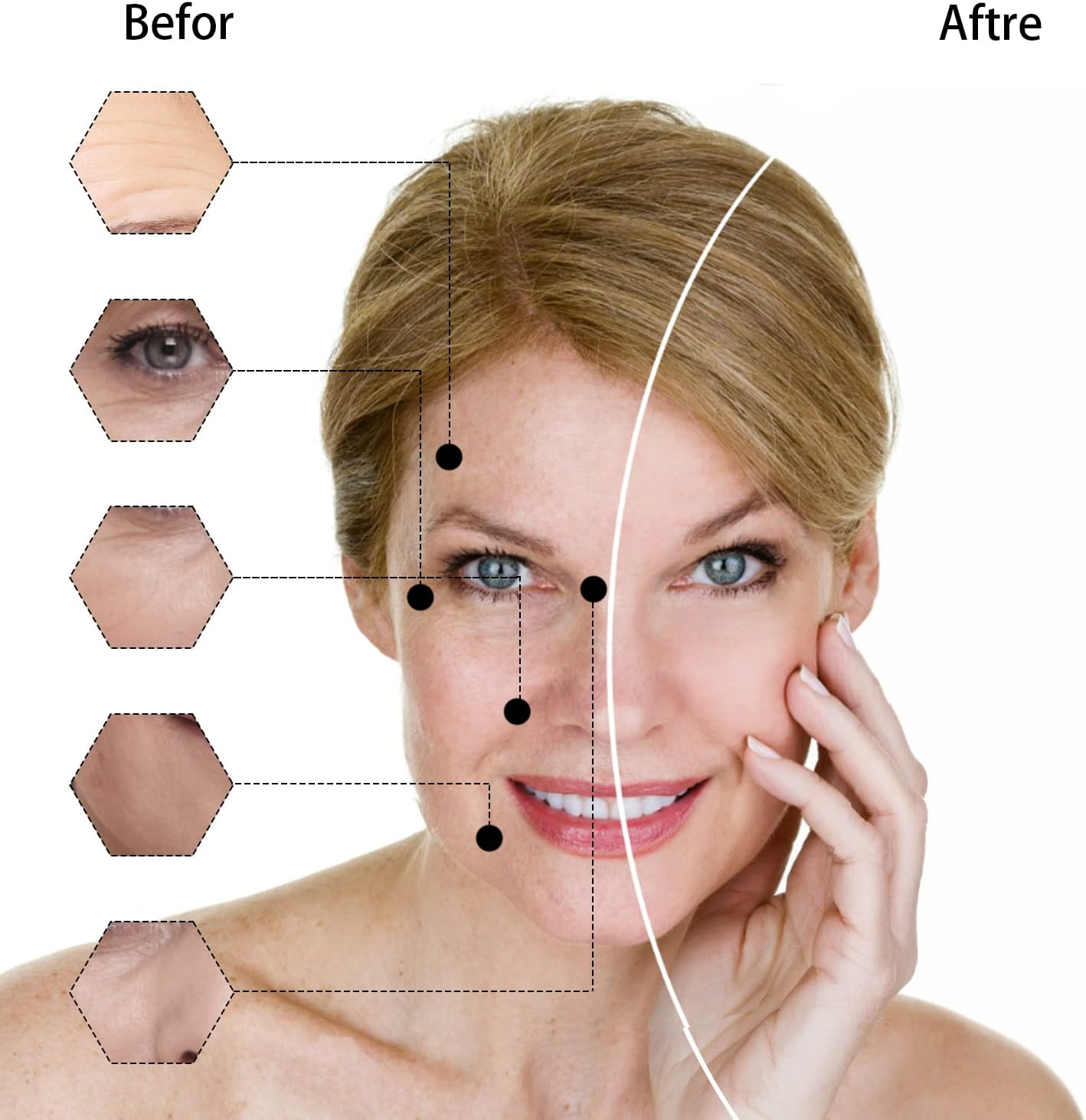 2 Rolls Face Tape Facial Myofascial Lift Tape anti Wrinkle Patches Face Toning Belts Freeze Stickers Neck Lift Tape for Firming and Tightening Skin（2.5Cm*5M&3.8Cm*5M） image number 6