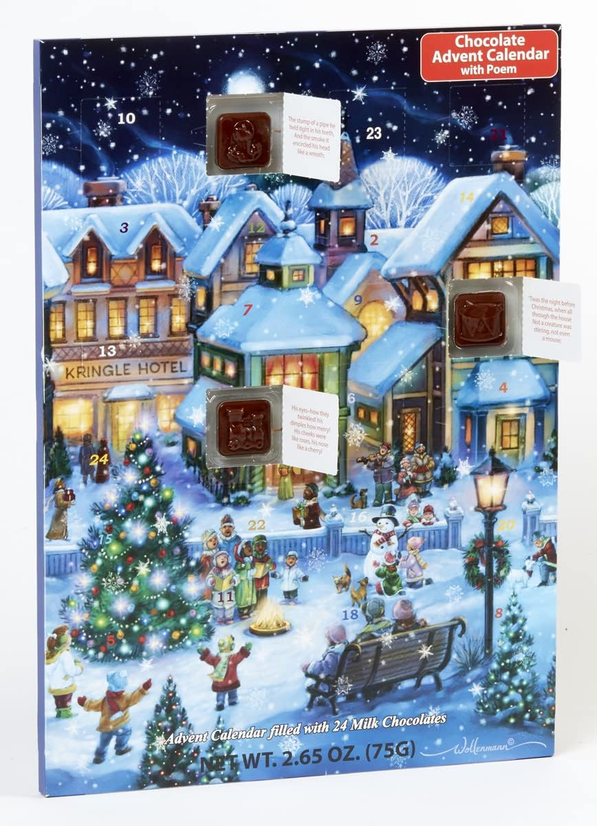Holiday Village Square Chocolate Advent Calendar (Countdown to Christmas Calendar) image number 3