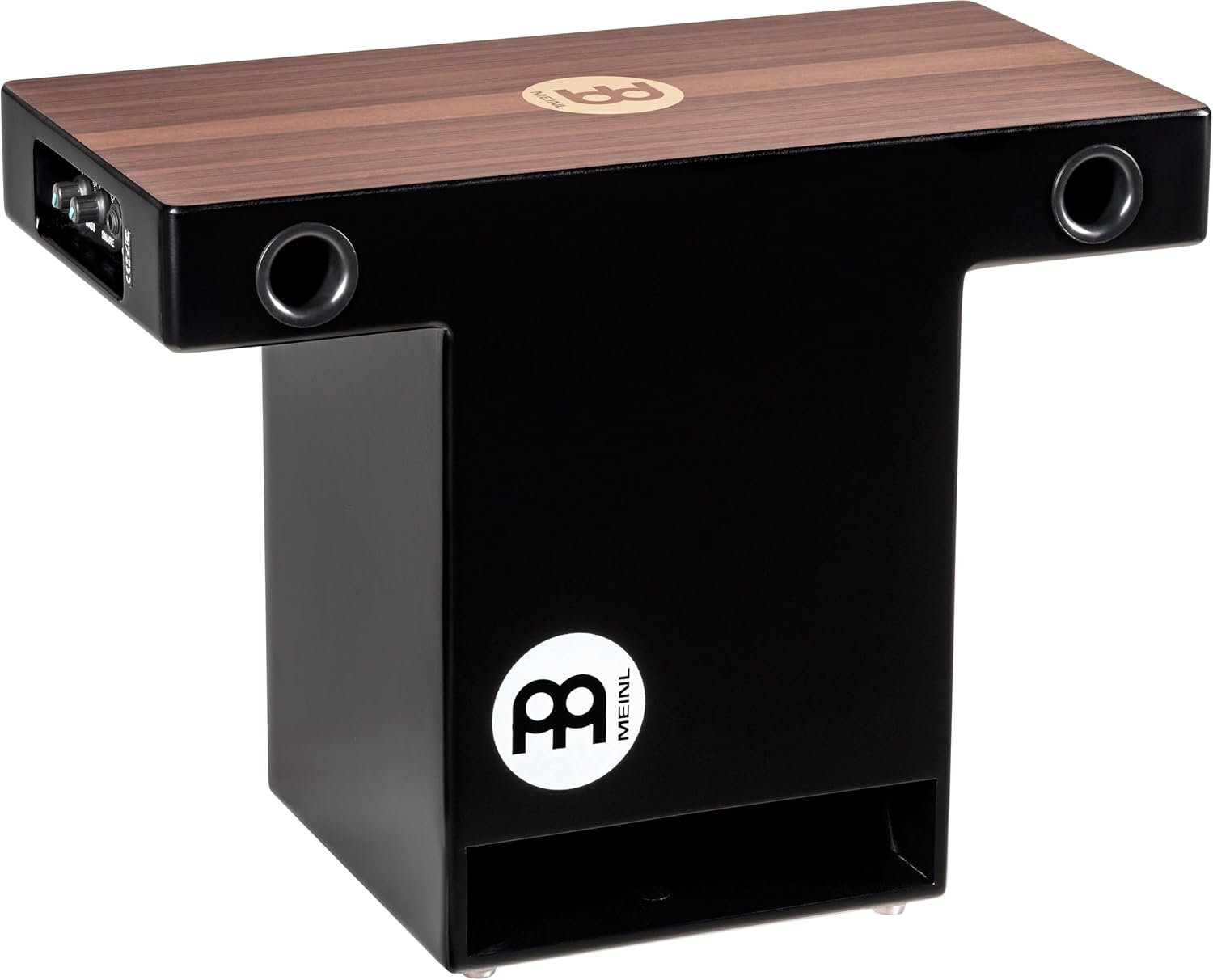 Meinl Pickup Slaptop Cajon Box Drum with Internal Snares and Forward Projecting Sound Ports -NOT MADE in CHINA - Walnut Playing Surface (PTOPCAJ2WN) image number 3