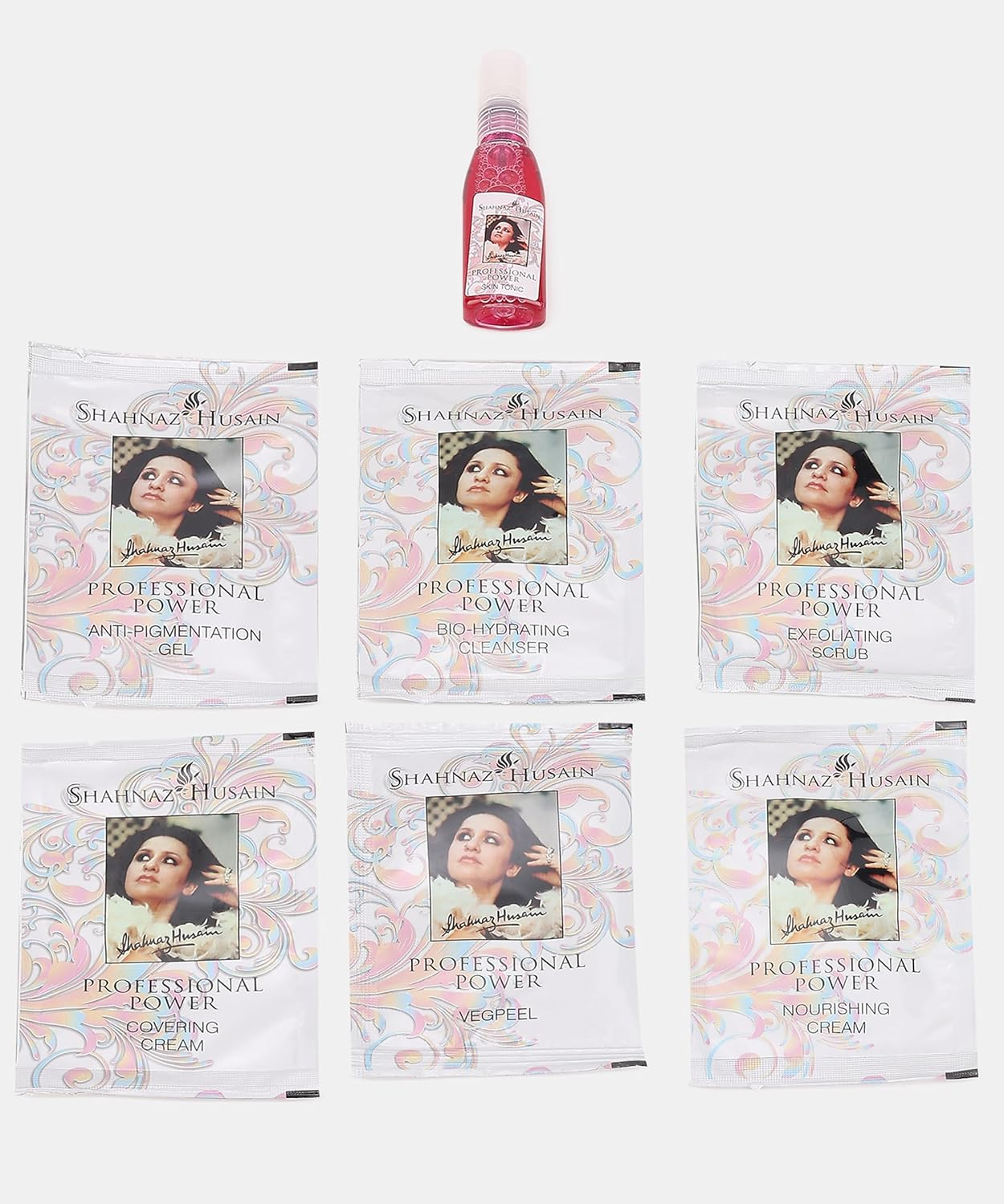 Shahnaz Husain Professional Power Pigmentation Control Facial Kit (48G) for Face & Neck, Unisex, Pigmentation Correction image number 4