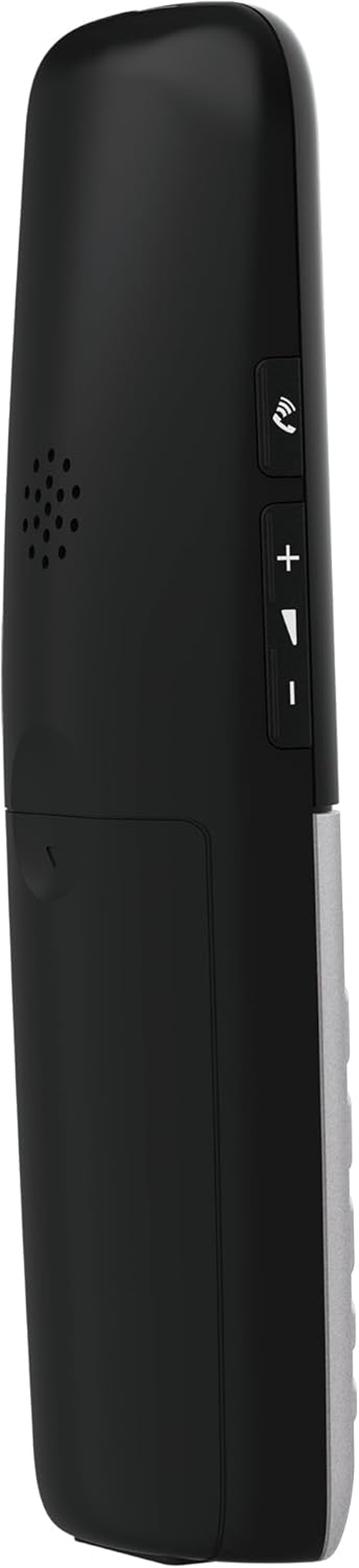 Panasonic KX-TGU432EXB Digital Cordless Phone with Answering Machine, Amplified Volume, Base Unit and 2 Headphones, LCD Display, Flashlight, Compatible with Headphones, Black and Silver image number 2