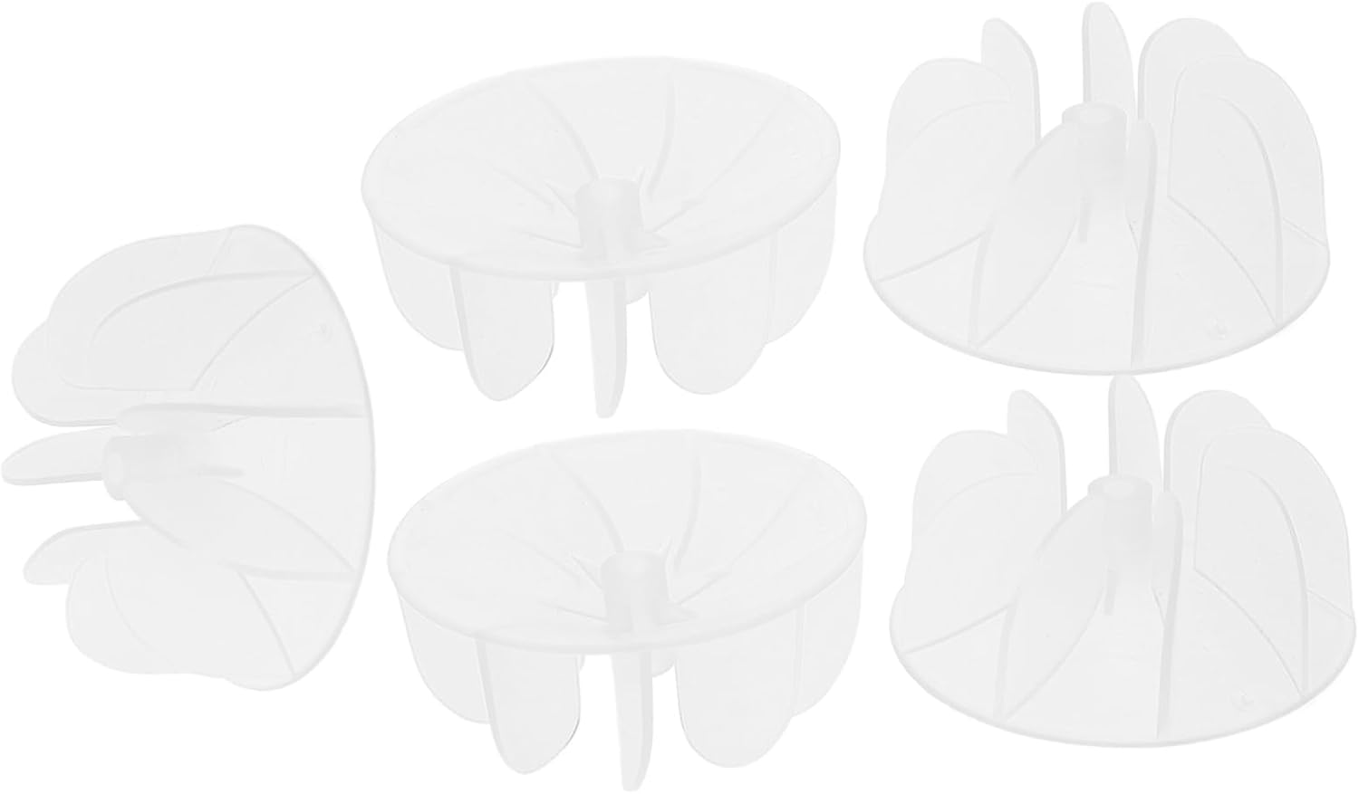 Hair Dryer Fan Blades Replacement Parts 5Pcs Heavy Duty Plastic Fans for Salon and Home Use Compatible Hair Dryer Repair Accessories image number 6