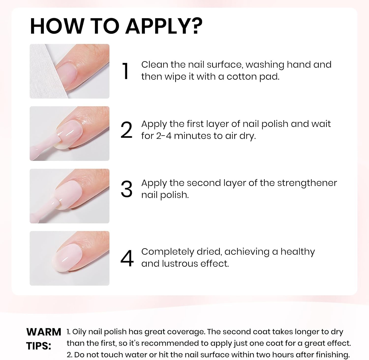 16Ml Nail Strengthener Multifunctional Quick Dry Nail Polish Nail Hardener and Repair and Growth Nails Care for Thin and Damaged Nails Manicure Salon Home