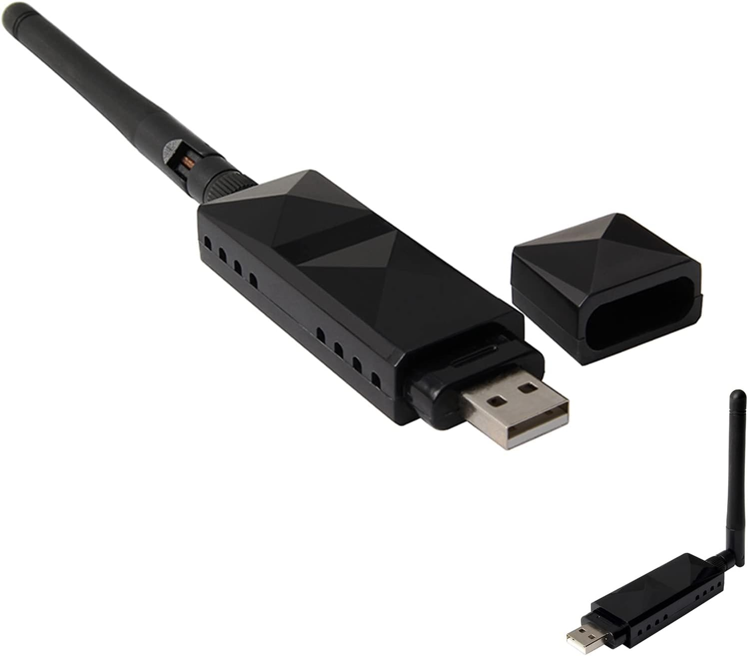 AR9271 Wireless Netcard, USB Wireless Netcard AR9271 USB Wifi Adaptor Detachable 2DBI Antenna Adapter for TV Computer image number 2